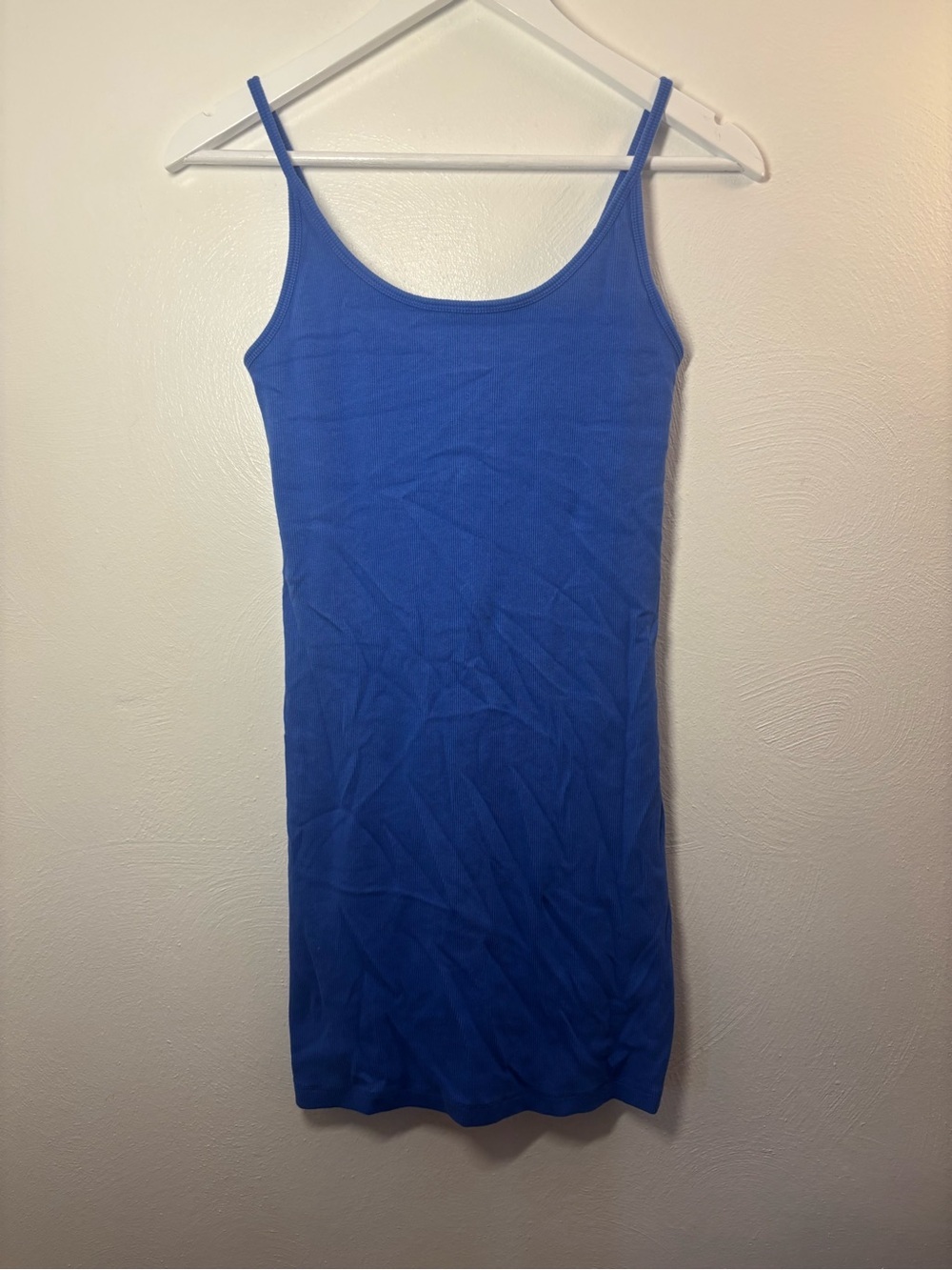 Old Navy Blue Ribbed Mini Cami Dress Size Small
